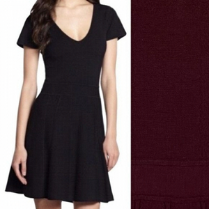 𝅺theory Anderz O Dream Jersey Knit Black Dress Small